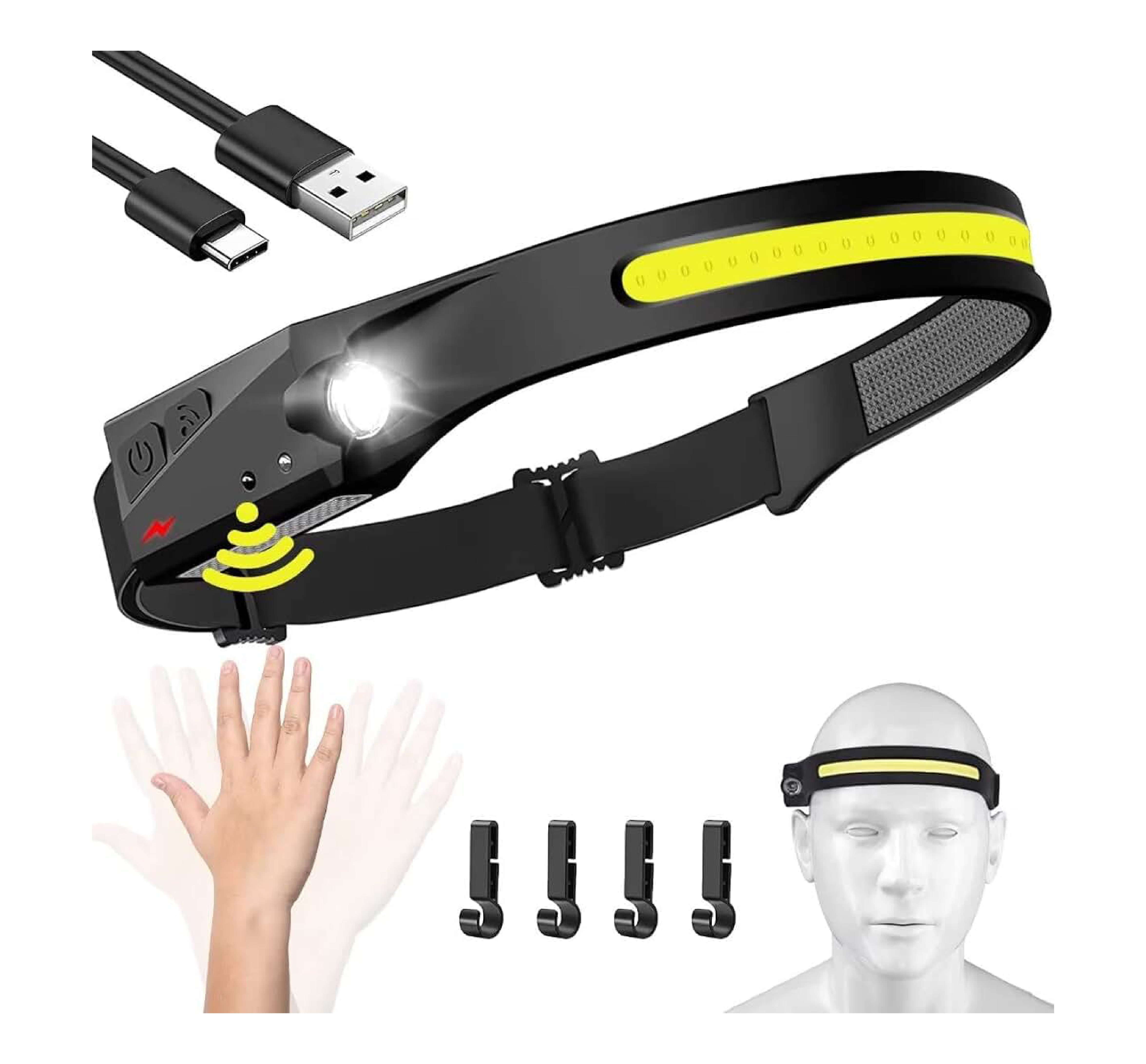 Miniatura 1 de Linterna frontal LED